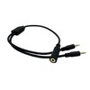2.5mm Audio Splitter Cable, Headphone Y Adapter, Female to Dual