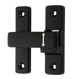 Glow-in-the-Dark Safety Door Lock with Double Latch Security Drawer Lock Silver