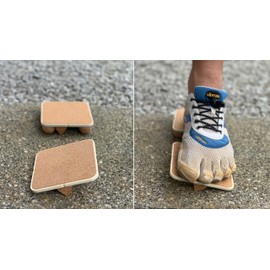 SteadySole Foot Balance Board MINI | Single Leg Wobble Board Balance Trainer | Foot training for fallen arches splayfoot and supination