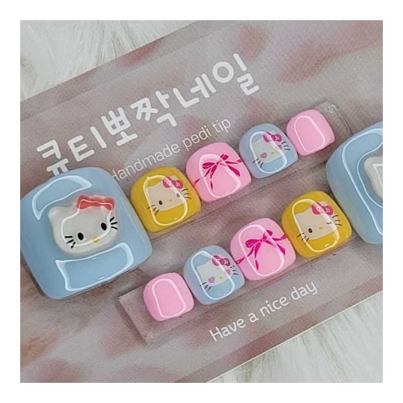 Hello Ribbon Homemade Pedi Tip - Paddy A Thumbman (-7,000