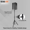 Gearlux Lightweight Tripod Speaker Stands with Carrying Case and Speaker