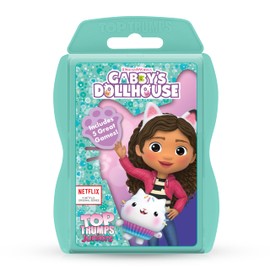 Top Trumps Gabby's Dollhouse Junior Kartenspiel, Spielen Sie mit Luli-Loo, Carlita, Kitty Fairy und Pandy Paws, enthält 5 zusätzliche Spiele von Spot the Difference und Paare, pädagogisches Geschenk