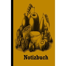 Obst Notizbuch: Obst Notizbuch, breites liniertes Notizbuch aus liniertem Papier für Schule, Studenten, Geschenk für Kinder, Jungen, Mädchen, Teenager und Obstliebhaber