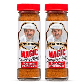 Chef Paul Blackened Redfish Magic Seasoning Blends | Cajun-Style Spices & Seasonings | Gluten-Free, No MSG, Bold Flavor | Perfect for Grilling, Cooking & BBQ | 2 oz each (Pack of 2)