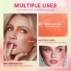 Barra de Rubor de Maquillaje Multiusos, Beauty Solid Moisturizer Stick,