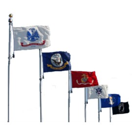 Wholesale Lot 5 Branches Military Set and Pow Mia 2x3 2'x3' Polyester Flags