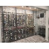 VintageView Evolution Wine Wall 1C 5" (2 Bottles) (Matte Black/Chrome)