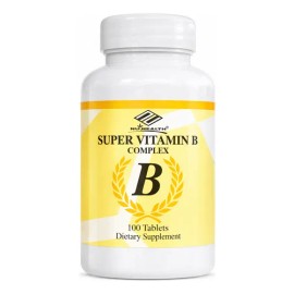 Complejo B 100 Capsulas Vitamina B1 B6 B12 Energia                                                                                                    