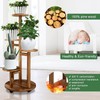 GEEBOBO GEEBOBO 5 Tiered Tall Plant Stand for Indoor, Wood