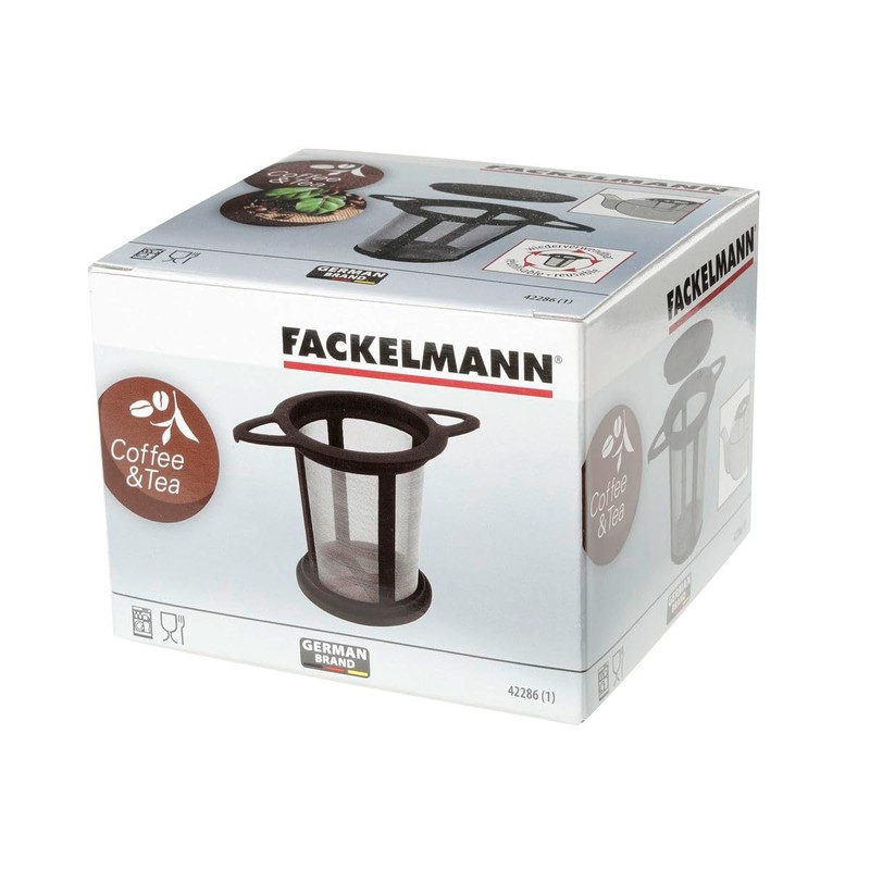 Filtro permanente per il tè Fackelmann, Infusore con Coperchio e