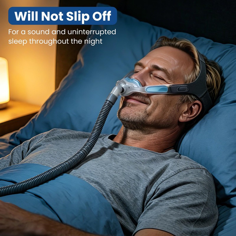 Replacement Nuance Pro Headgear,Adjustable Soft CPAP Headgear Straps Compatible with