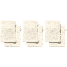 REDBEST Wash Mitts Pack of 6 Chicago Cream Size 15 x 21 cm - Absorbent, Durable, Ideal for Travel, Sports (Other Colours)