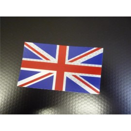 BRITISH UK FLAG RED AND BLUE SolasX PATCH 3.5"X2" WITH VELCRO® BRAND FASTENER