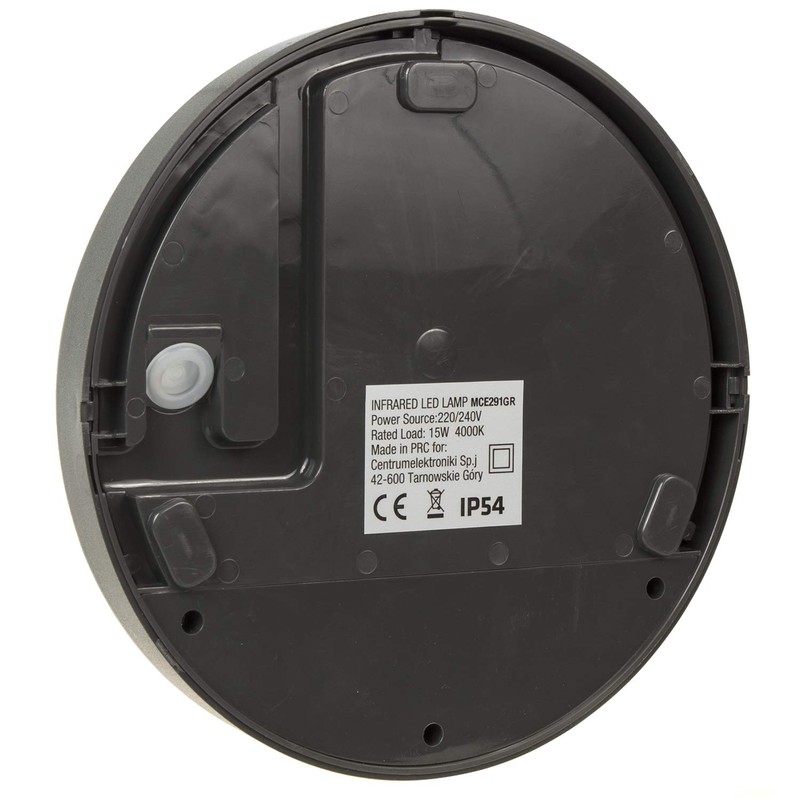 Maclean MCE291 GR Wall LED Lamp with Infrared Motion Sensor
