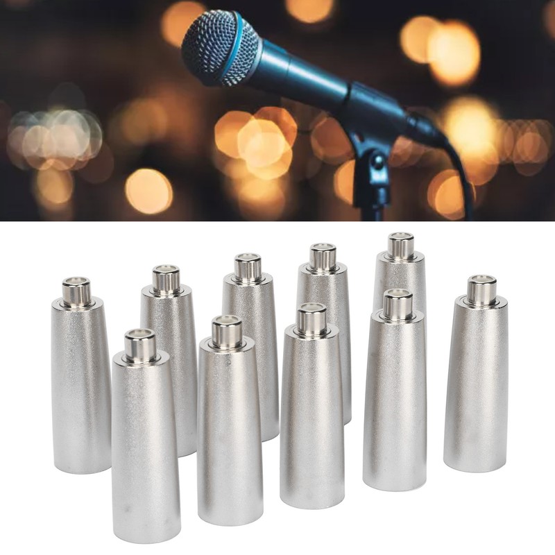 RCA to XLR Adapter Female to Male Noise Reduction Metal