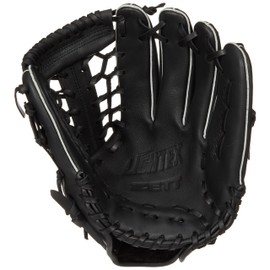 ZETT BSGB3910L Soft Baseball/Softball Grab, Writex, Right Throw, Black (1900)