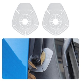 2PCS Car Windshield Wipers Hole Dust Cover,Premium Silicone Wiper Blades Hole Protection Device Prevents Blockage,Universal Automotive Exterior Accessories Fits Car Truck SUV (Transparent)