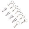 4Pcs RC Body Post Mount Stable High Strength Silver Rugged