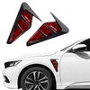 YONGMING Side Vents for Cars, Universal Fender Vents, 2 PCS