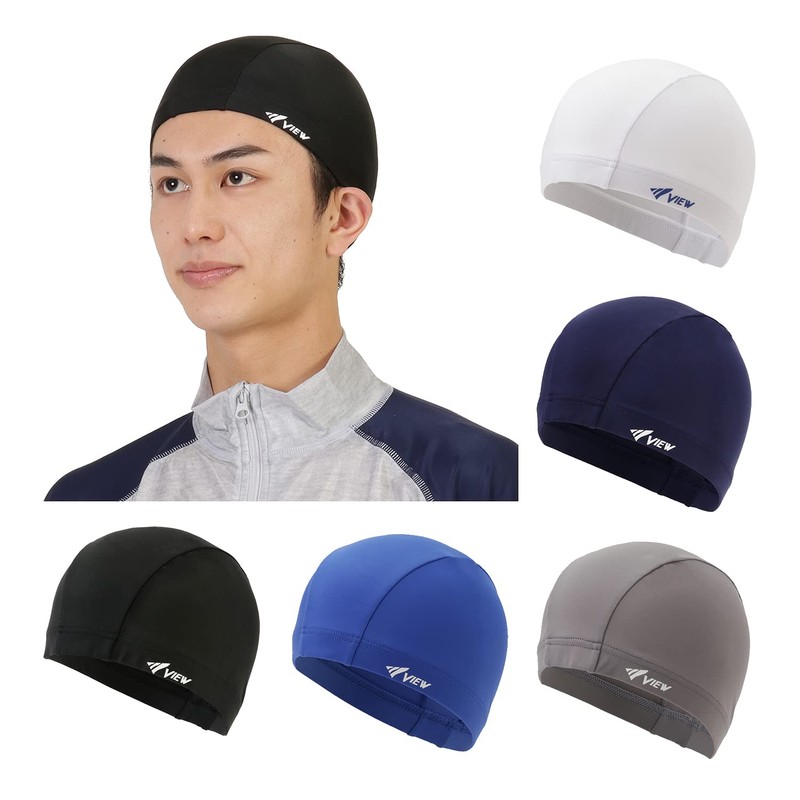 VIEW V154 NBL Swim Cap, Navy Blue