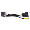 iSpchen 32 Pin Car Reversing Camera Cable Adaptor, Rear View