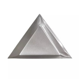 bestbuywholesalers 6 Pc Aluminum Triangular Bead Sorting Tray 3-1/4" - Jewelry Making Beading Tool