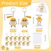 EoBeCy Positive Potato Keychain Gift: 12 Pcs Inspirational Positive Support