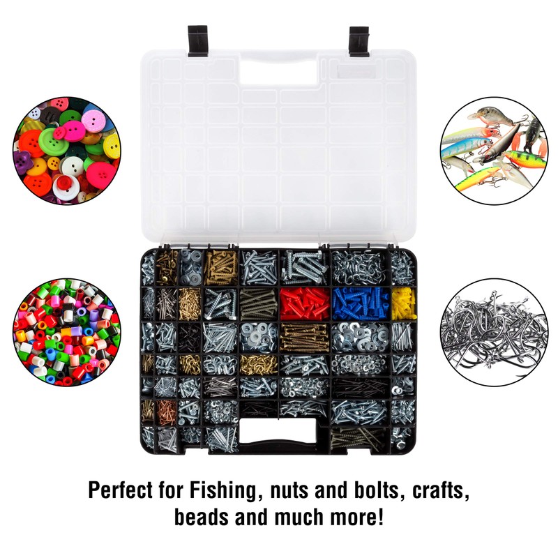 Stalwart - 75-ST6073 Portable Storage Case with Secure Locks and