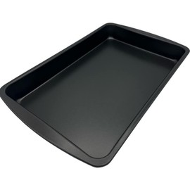 TIJAR® Baking Tray Tin, 3cm Deep Tray, Non Stick, Baking, Desserts, Bread, Baking Tray Deep Oven Double Coated Bakeware (Deep Oven Tray, 30 CM)