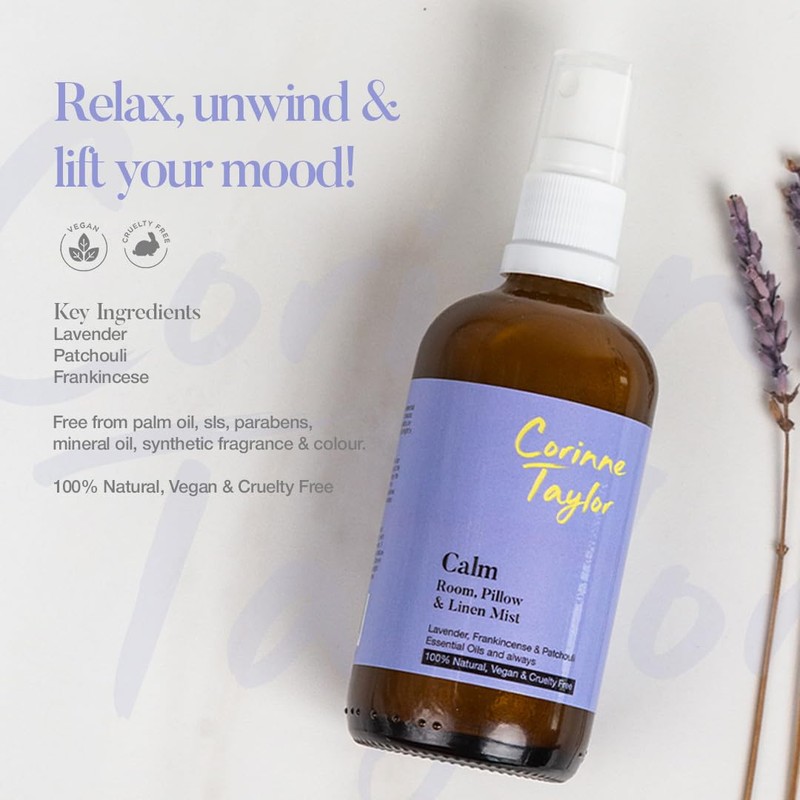 Corinne Taylor | Calm Aromatherapy Room & Linen Mist |