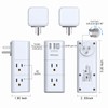 USB Multi Plug Outlet Extender - YISHU Surge Protector with