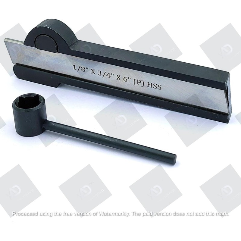 Lathe Cut off Parting Tool Holder 1-1/8" Width & HSS
