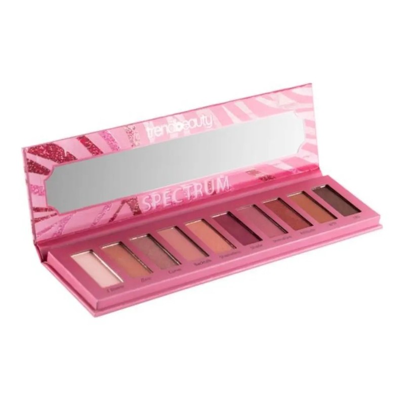 Paleta 10 Sombras Alta Pigmentacion Brillo Mate Trendbeauty