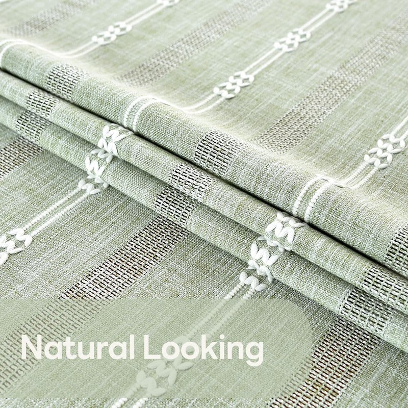 Yofori Heavy Duty Cotton Linen Table Cloth for Rectangle Table