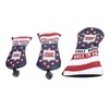 Golf Club Head Cover Set Waterproof PU Leather Golf Club