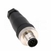 Eonvic M12 8 Pin Plug 12mm A-Code IP67 30V 2A