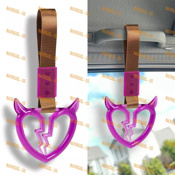 Unbranded Crystal Devil Broken Heart TSURIKAWA PP Ring Car Bus