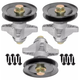 Caltric 918-04129B 618-04129 285-842 Spindle w/Pulley for Cub Cadet MTD Stens 3x