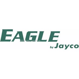Unbranded "Eagle" RV LOGO By Jayco Lettering decal  21.75 x 4.5" Forrest Green 2 each