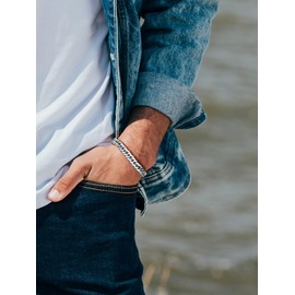 Men Chain Bracelet Stainless Steel Cuban Link Chain Bracelets Womens Men's Jewelry