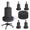 Office Chair Glides Bell Glides Replacement or Stool Swivel Caster