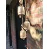 4 Large Rustic Cow Bells on a Rope