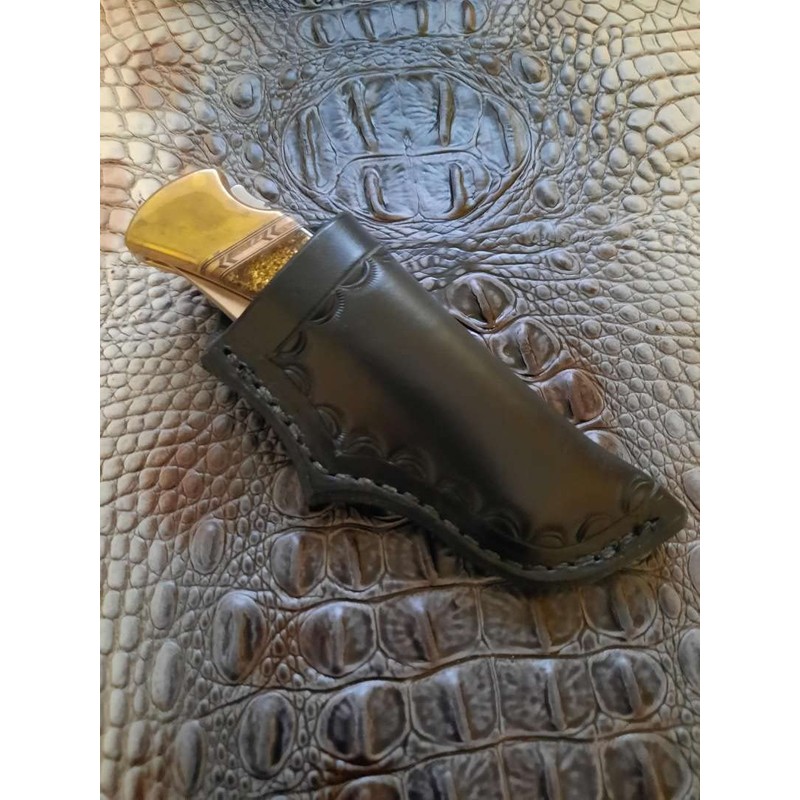 Custom Right Hand Leather Knife Sheath Fits Buck 110 Knife,