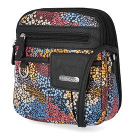 MultiSac North South Mini Zip Around Crossbody Bag, Petal Power