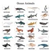 EOIVSH 24PCS Mini Ocean Animal Figurines - Realistic Sea Creatures
