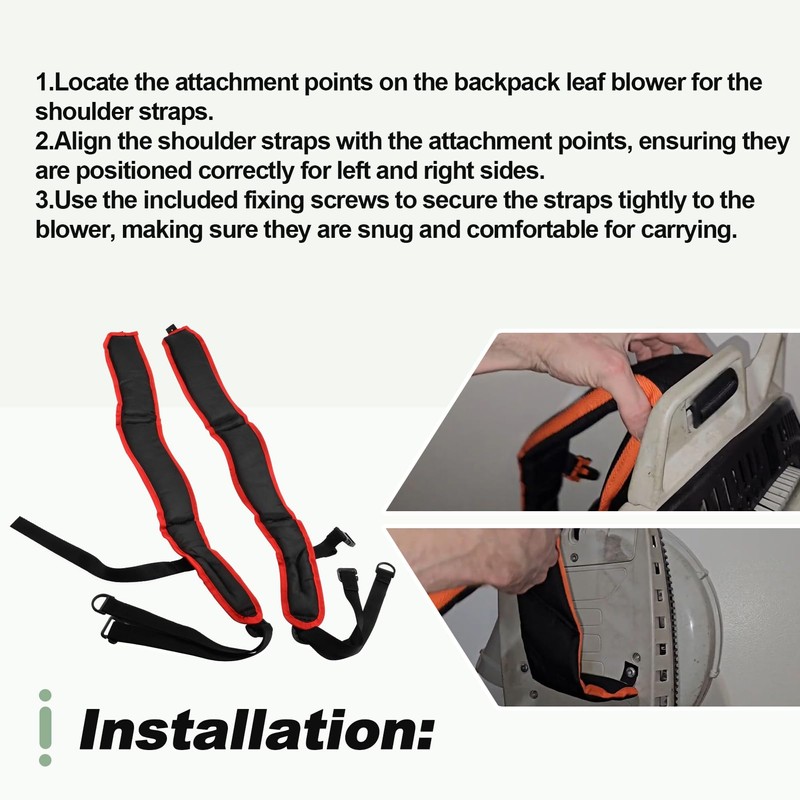 Quctaki 1 Pair Shoulder Strap Harness Kit with Fixing Screw