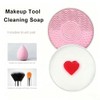 Caja de Limpieza de Pinceles de Maquillaje con 100g Quitacolor