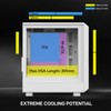 ALSEYE Rams2.0 Mid Tower PC Case Micro-ATX/ITX MATX Tempered Glass