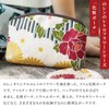 NOREN Bolsa de maquillaje pequeña, roja, floral, con cierre de