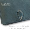 LIME L8204 Business Card Holder, Genuine Leather, Women's, Men's, Card